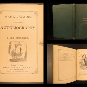 1871 – Mark Twain’s Burlesque Autobiography & First Romance | Illustrated First Edition