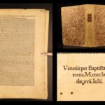 1485 – Martial – Epigrammata | Venice Incunable Folio – Calderinus Commentary