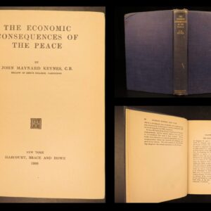 1920 – Economic Consequences of Peace – Keynes | First American Edition