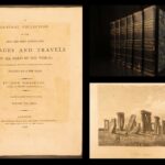 1808 – Pinkerton Voyages & Travels | Scotland, Norway, Stonehenge – 6v Set