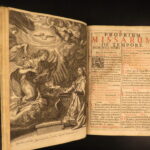 1690 – Bohemian Roman Missal | Catholic Church Breviary, Engravings & Music