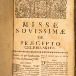 1690 – Bohemian Roman Missal | Catholic Church Breviary, Engravings & Music