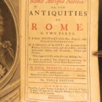 1737 – Antiquities of Rome – Basil Kennett | Roman Gladiators & War, Illustrated