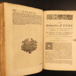 1737 – Antiquities of Rome – Basil Kennett | Roman Gladiators & War, Illustrated