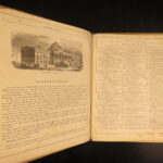 1854 ATLAS Roswell Smith Geography Color MAPS World United States Mexico