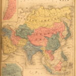 1854 ATLAS Roswell Smith Geography Color MAPS World United States Mexico