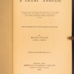 1880 – A Tramp Abroad – Mark Twain | First Edition with “Moses” Frontispiece