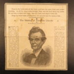 1866 – Abraham Lincoln Memorial Address | First Edition, George Bancroft