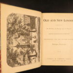 1879 – Old and New London – Walford | Illustrated Victorian England, 6vol Set