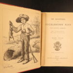 1881 – Works of Mark Twain | Early British Editions – Huckleberry Finn & Tom Sawyer