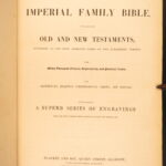 1844 – Enormous, Imperial Family Bible | Full-Page Folio Engravings | 2vols