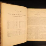 1844 – Enormous, Imperial Family Bible | Full-Page Folio Engravings | 2vols