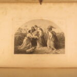 1844 – Enormous, Imperial Family Bible | Full-Page Folio Engravings | 2vols