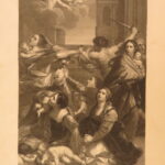 1844 – Enormous, Imperial Family Bible | Full-Page Folio Engravings | 2vols