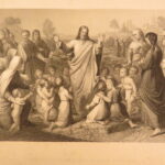 1844 – Enormous, Imperial Family Bible | Full-Page Folio Engravings | 2vols