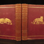 1890 – Wild Beasts | African Animals – Illustrated Lions, Tigers, Rhinos, Giraffes