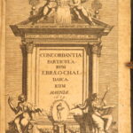 1679 – Hebrew Bible Particles Concordance – Noldius | First Edition, Aramaic Grammar