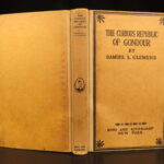 The Curious Republic of Gondour – Mark Twain – 1919 | First Issue, Political Satire