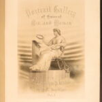 1873 – Portrait Gallery | First Edition, Famous Americans & Europeans – 2vol