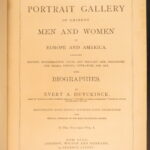 1873 – Portrait Gallery | First Edition, Famous Americans & Europeans – 2vol