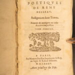 1585 – Poetry of Remy Belleau | French Renaissance Odes, Amours de Precious Stones