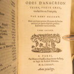 1585 – Poetry of Remy Belleau | French Renaissance Odes, Amours de Precious Stones