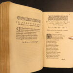 1585 – Poetry of Remy Belleau | French Renaissance Odes, Amours de Precious Stones