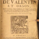 1726 – History of Valentin and Orson | Famous Carolingian Romance Legends