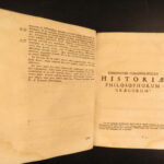 1731 – History of Philosophy – Thomas Stanley | First Edition – Famous Philosophers