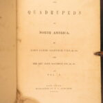 1854 – The Quadrupeds of North America – Audubon | 155 Color Plates of Animals