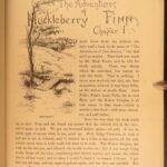 1885 – Adventures of Huckleberry Finn – Mark Twain | First Printing in Original Green Cloth