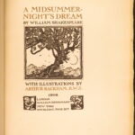 1908 – A Midsummer Night’s Dream – Shakespeare | Illustrated & Signed by Arthur Rackham