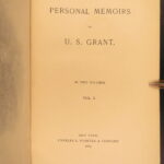 Personal Memoirs of U.S. Grant – Ulysses S. Grant – 1885–86 | First Edition
