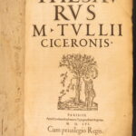 1556 – Thesaurus of Cicero | Charles Estienne, Latin Lexicon of Cicero’s Works