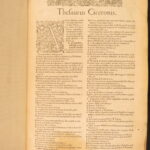 1556 – Thesaurus of Cicero | Charles Estienne, Latin Lexicon of Cicero’s Works