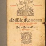 1571 – Missale Romanum – Catholic Church | Full Vellum Folio, Full-Page Chant