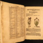 1626 – Kreuterbuch – Mattioli | Famous Herbal with Hand-colored Botany Woodcuts