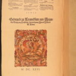 1626 – Kreuterbuch – Mattioli | Famous Herbal with Hand-colored Botany Woodcuts