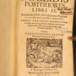 1654 – Elements of Euclid | Ancient Mathematics & Logic – Clavius Commentary