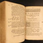 1654 – Elements of Euclid | Ancient Mathematics & Logic – Clavius Commentary