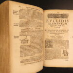 1654 – Elements of Euclid | Ancient Mathematics & Logic – Clavius Commentary