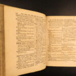 1692 – Hebrew Bible Lexicon – Opitz | Jewish Torah Study – Vellum, First ed