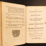 1742 – History of Freemasonry | Anderson & La Tierce | French Masonic Constitutions