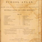 Mitchell’s School Atlas – S. Augustus Mitchell – 1855 | 32 Maps