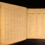 1862 – Johnson’s New Family Atlas | Enormous Hand-Colored Maps | World Maps