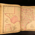 1862 – Johnson’s New Family Atlas | Enormous Hand-Colored Maps | World Maps