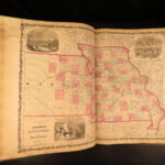 1862 – Johnson’s New Family Atlas | Enormous Hand-Colored Maps | World Maps