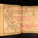1862 – Johnson’s New Family Atlas | Enormous Hand-Colored Maps | World Maps