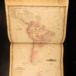 1862 – Johnson’s New Family Atlas | Enormous Hand-Colored Maps | World Maps