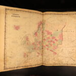 1862 – Johnson’s New Family Atlas | Enormous Hand-Colored Maps | World Maps